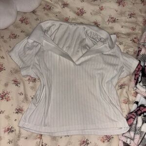 Collared white shirt